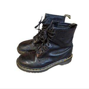 Dr. Martens Vintage 1460 Combat Boots Lug Sole Made in England UK 4 US 6 Grunge